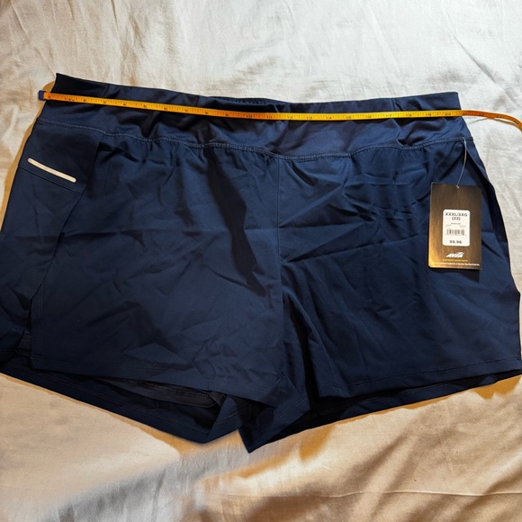Avia Navy Blue Women's Athletic Running Workout Shorts With Liner XXXL - Picture 2 of 9
